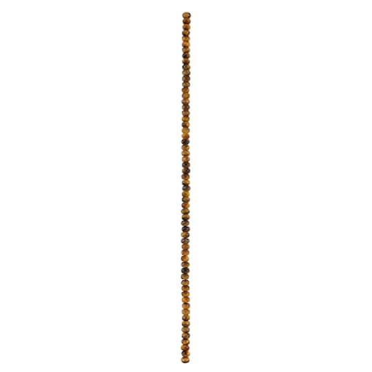 Yellow Tiger's Eye Faceted Rondelle Beads, 6mm by Bead Landing™